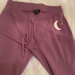 Purple wildfox sweatpants never worn